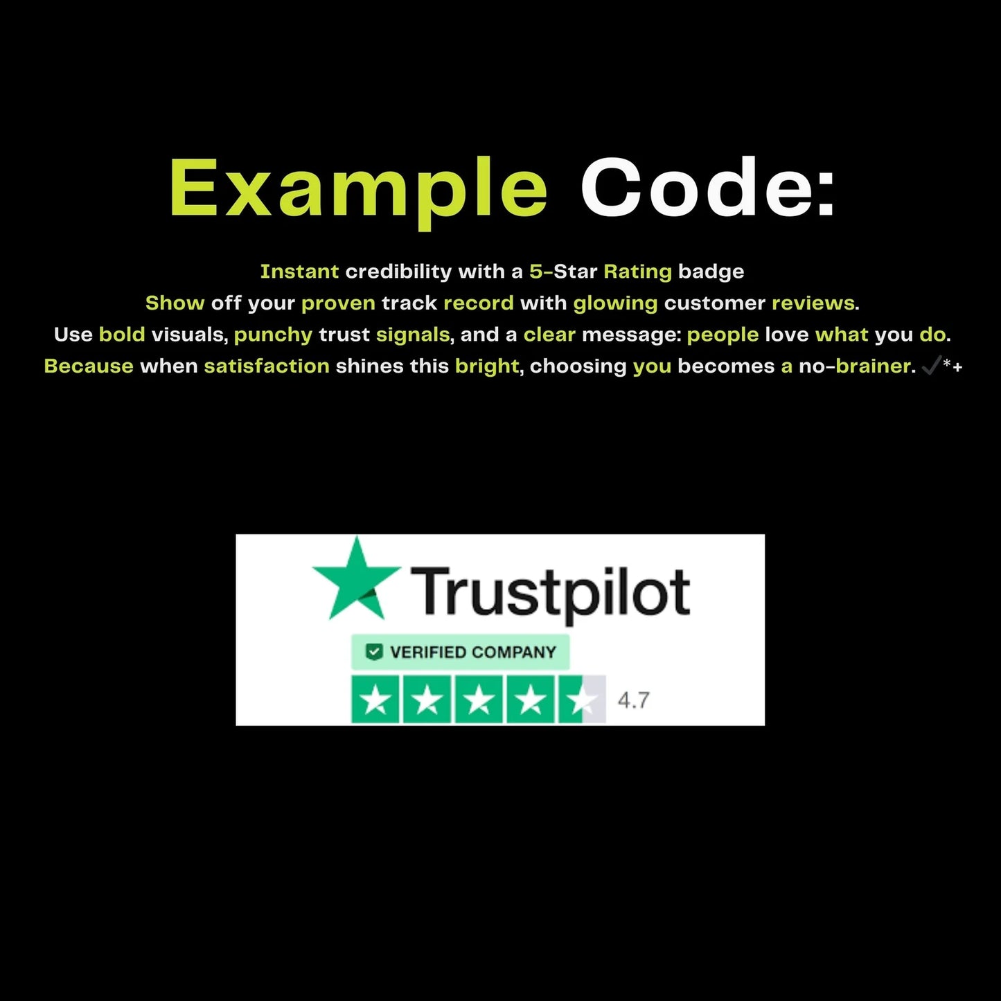 Trustpilot Codes